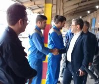 بازدید مدیر عامل گروه صنعتی گلرنگ